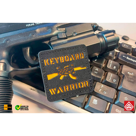 Patch Keyboard Warrior - Preto